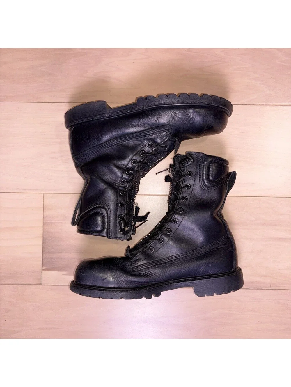 Pro Warrington 3003 8” Wildland Station Boots Men’s 9.5 Black Leather